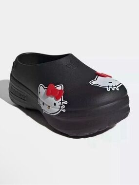 Adidas Hello Kitty Black Clog Shoes